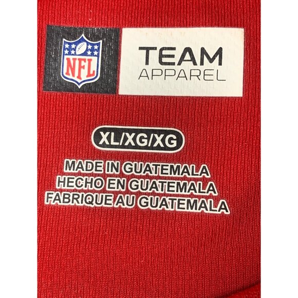 Kaepernick San Francisco 49ers NFL Team Apparel Red Jersey XL RT10285 GUC - Picture 3 of 9
